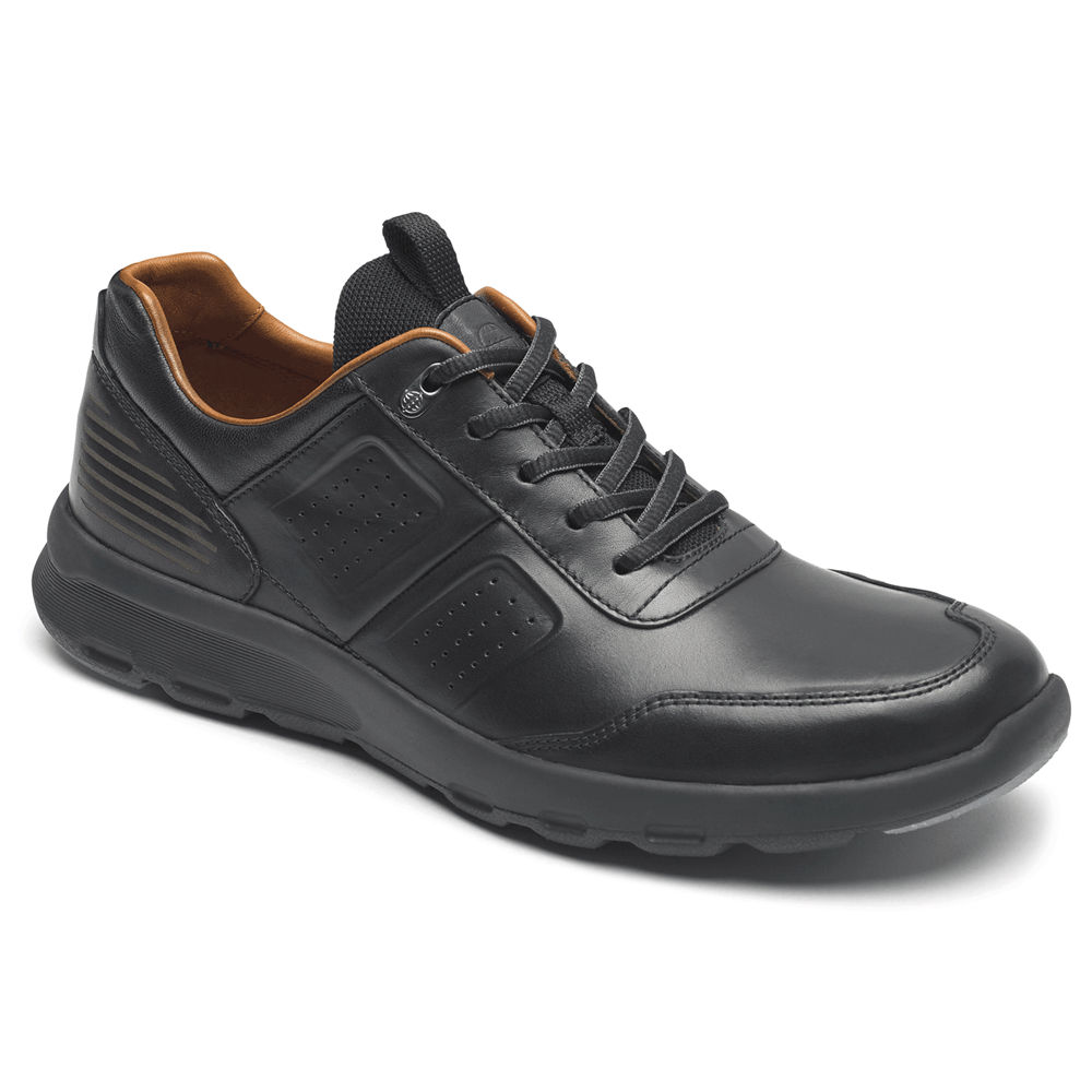 Rockport Singapore Mens Sneakers - Lets Walk U Bal Black - LN6790318